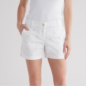 Tommy Bahama’s Women's White Printed Pineapple Shorts